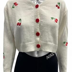 cherry cardigan